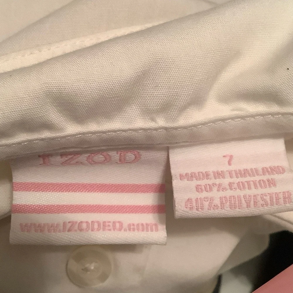Izod Kids White Button Down Shirt